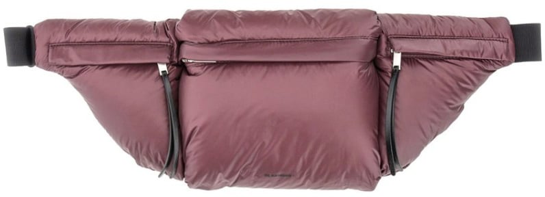 Jil Sander Quilted Padded Pouch With Adjustable Straps Roze