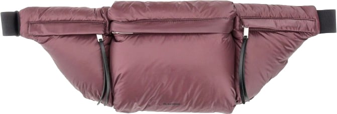 Jil Sander Quilted Padded Pouch With Adjustable Straps Roze