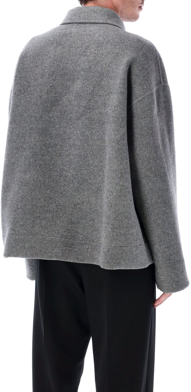 Jil Sander Blouson 170 Emb Db Pebble Grijs