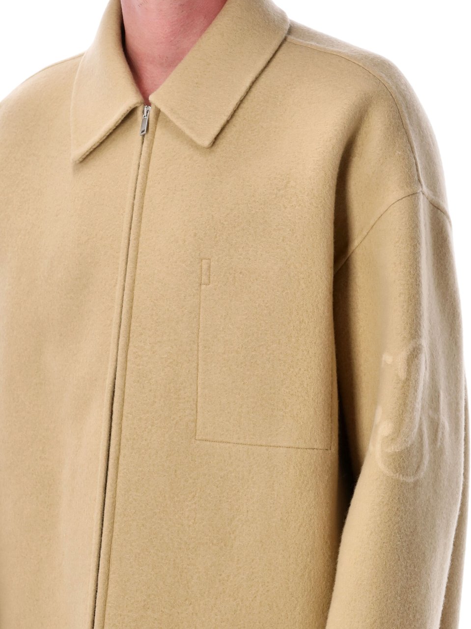 Jil Sander Blouson 170 Emb Db Cereal Beige