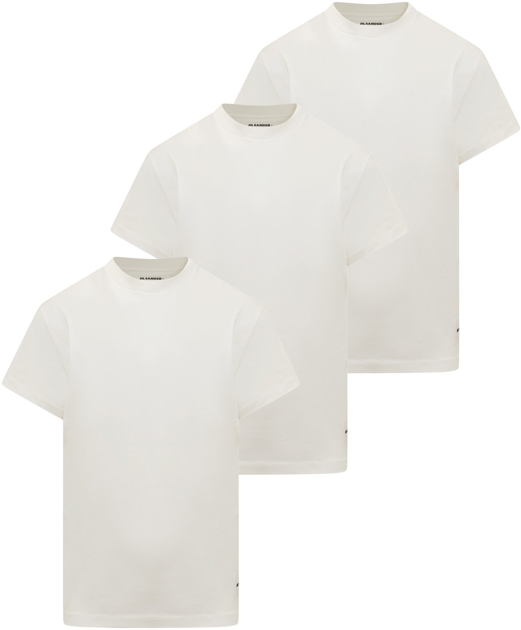 Jil Sander Pacco da 3 T-Shirt Wit