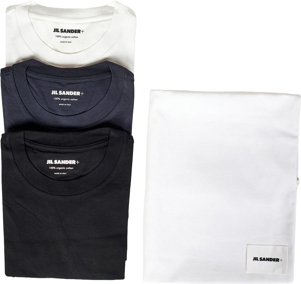 Jil Sander Jil Sander 3-Pack Long-Sleeved T-Shirt Set Zwart