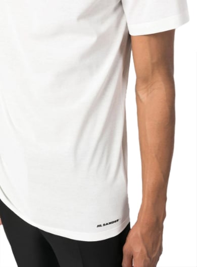 Jil Sander T-shirt Ss White Wit