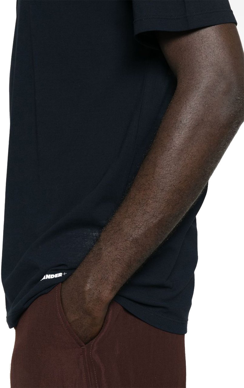 Jil Sander T-Shirts And Polos Blue Blauw