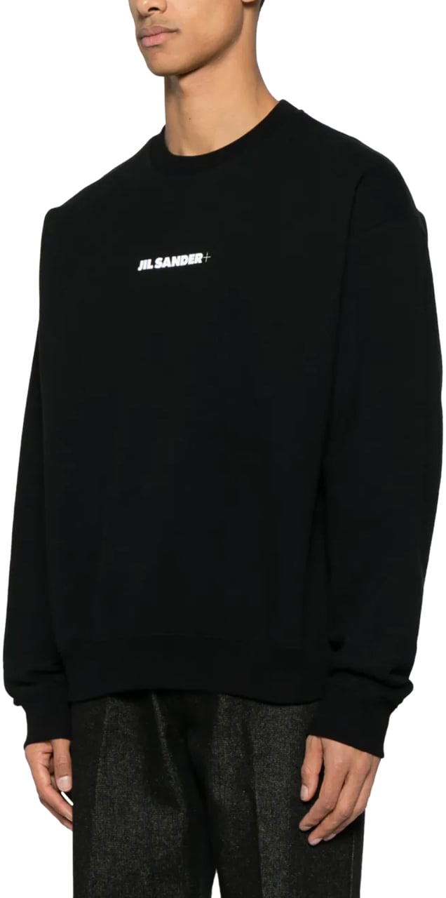 Jil Sander Logo Sweatshirt Black Zwart
