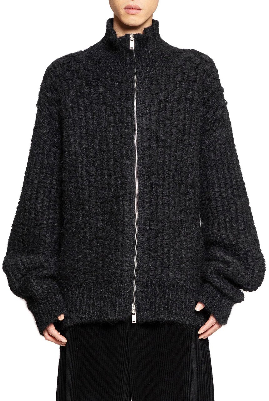 Jil Sander Jil Sander Mohair Cardigan Zwart
