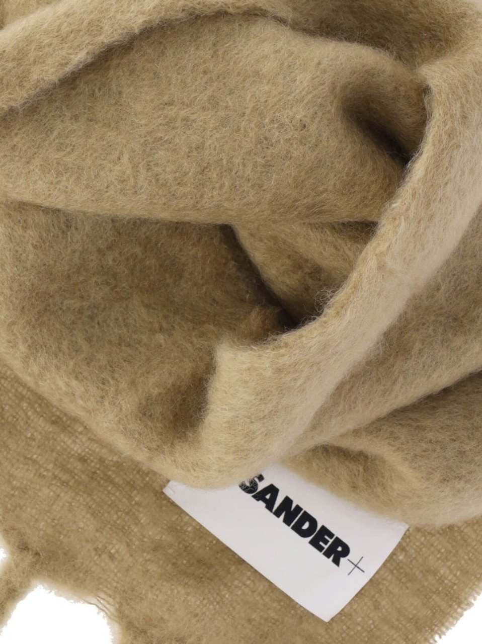 Jil Sander Mohair And Wool Scarf – Beige Neutraal