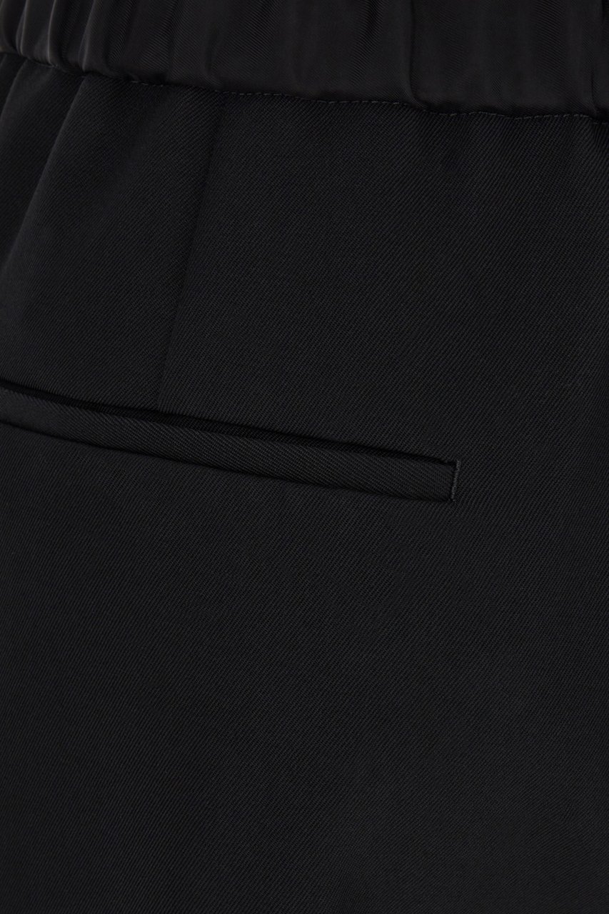 Jil Sander Jil Sander Black wool pant Zwart