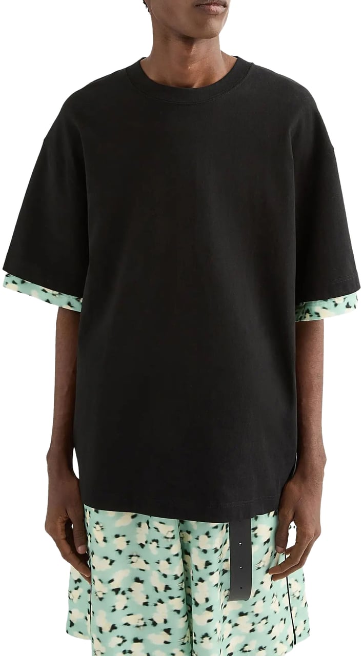 Jil Sander T-shirt Cn Black Zwart