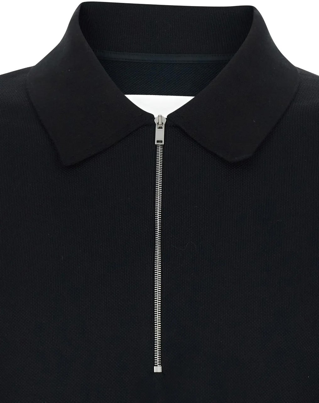 Jil Sander Polo Ss Black Zwart
