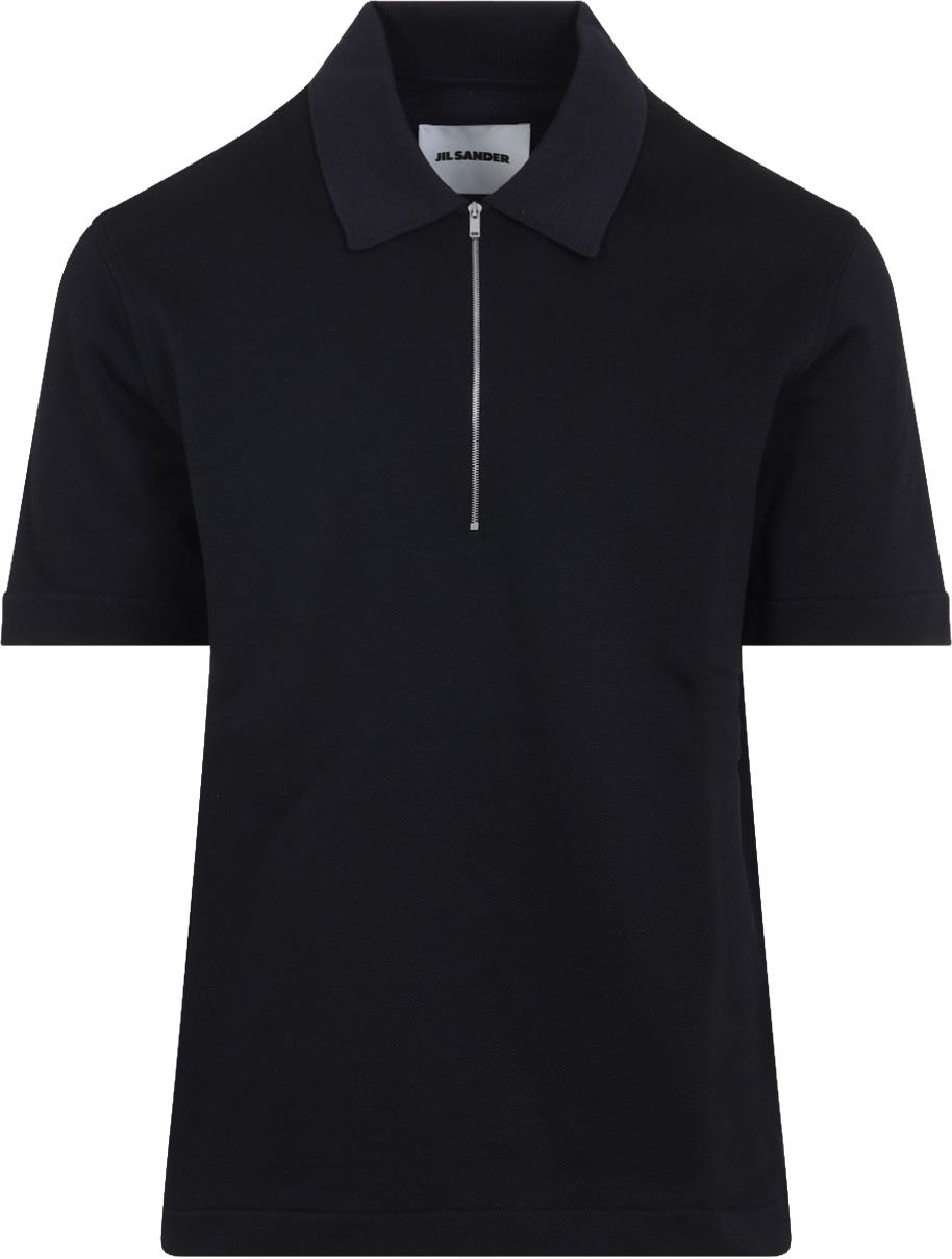 Jil Sander Knitted Collar Polo Divers