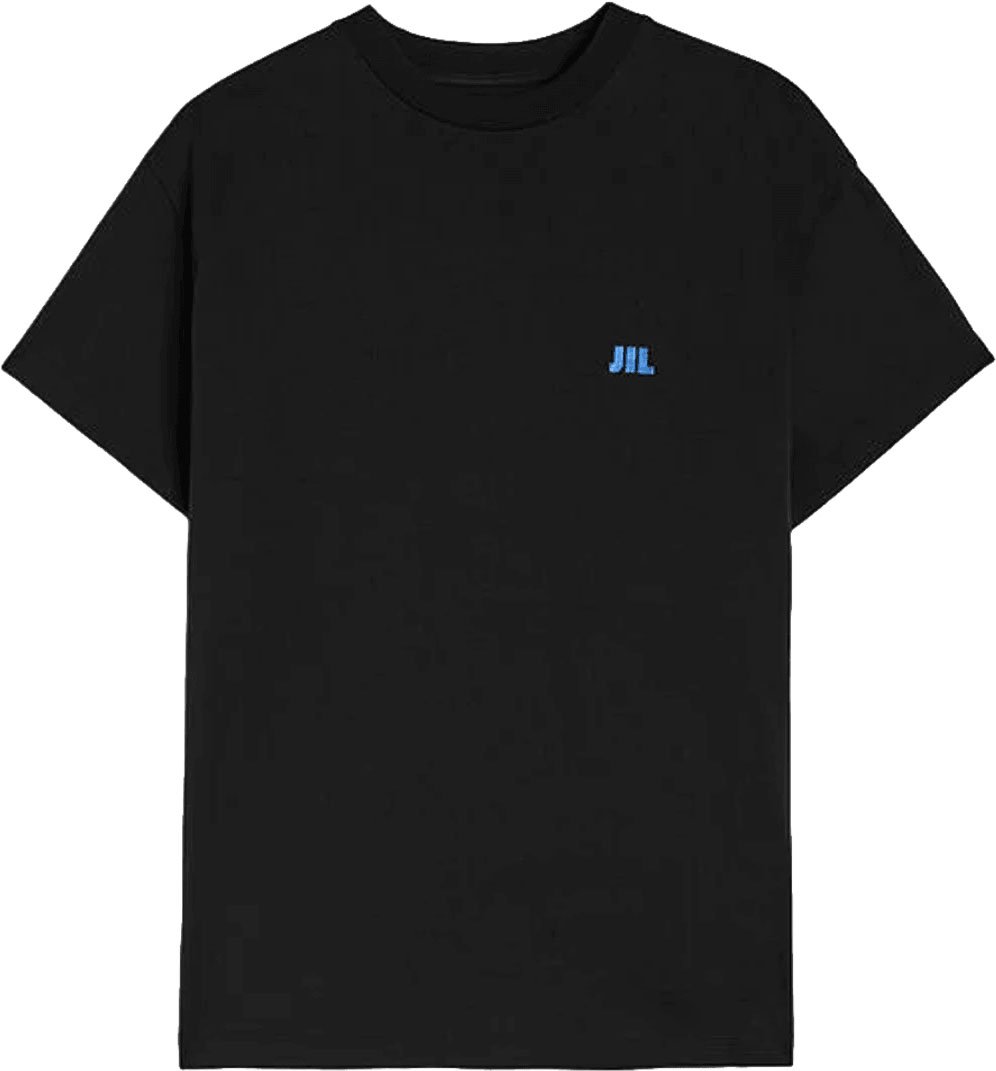 Jil Sander EMBROIDERED LOGO T-SHIRT Zwart