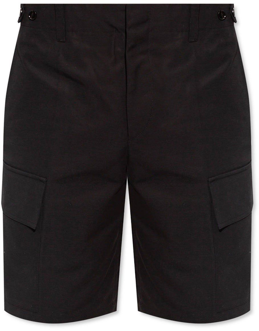 Jil Sander Jil Sander Cotton Cargo Shorts Zwart