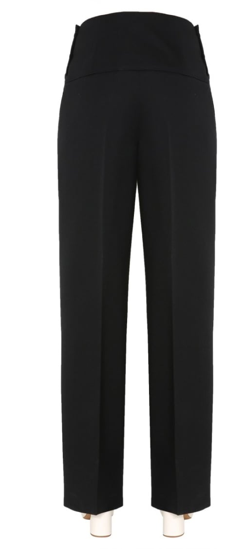 Jil Sander Wide-Leg Tailored Trousers Zwart