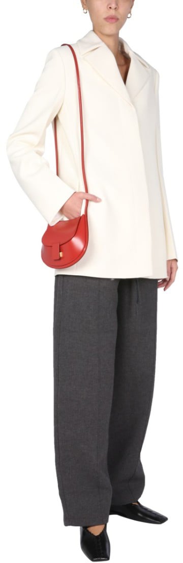 Jil Sander Inverted Lapel Tailored Blazer Wit