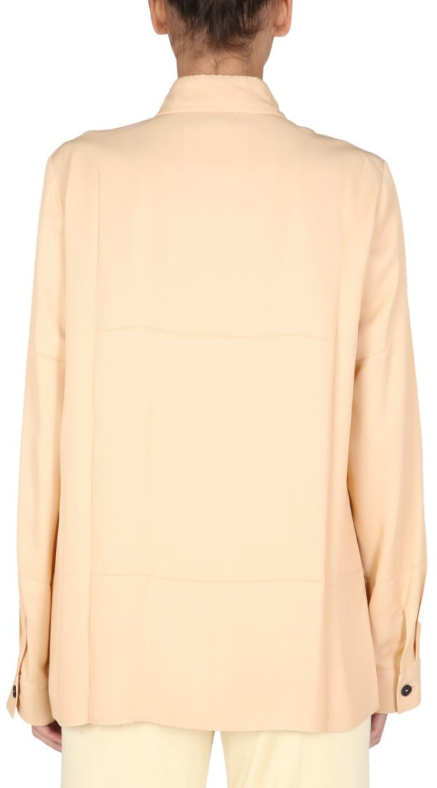 Jil Sander Boxy Fit Shirt Neutraal