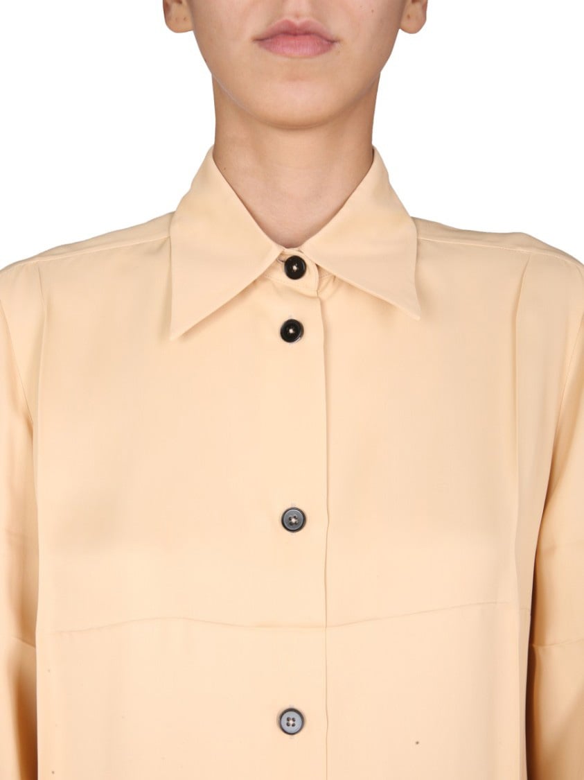 Jil Sander Boxy Fit Shirt Neutraal