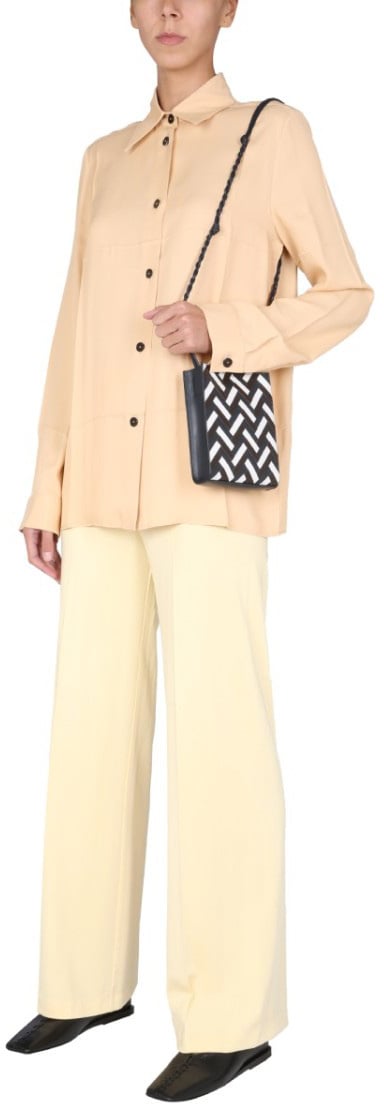 Jil Sander Boxy Fit Shirt Neutraal