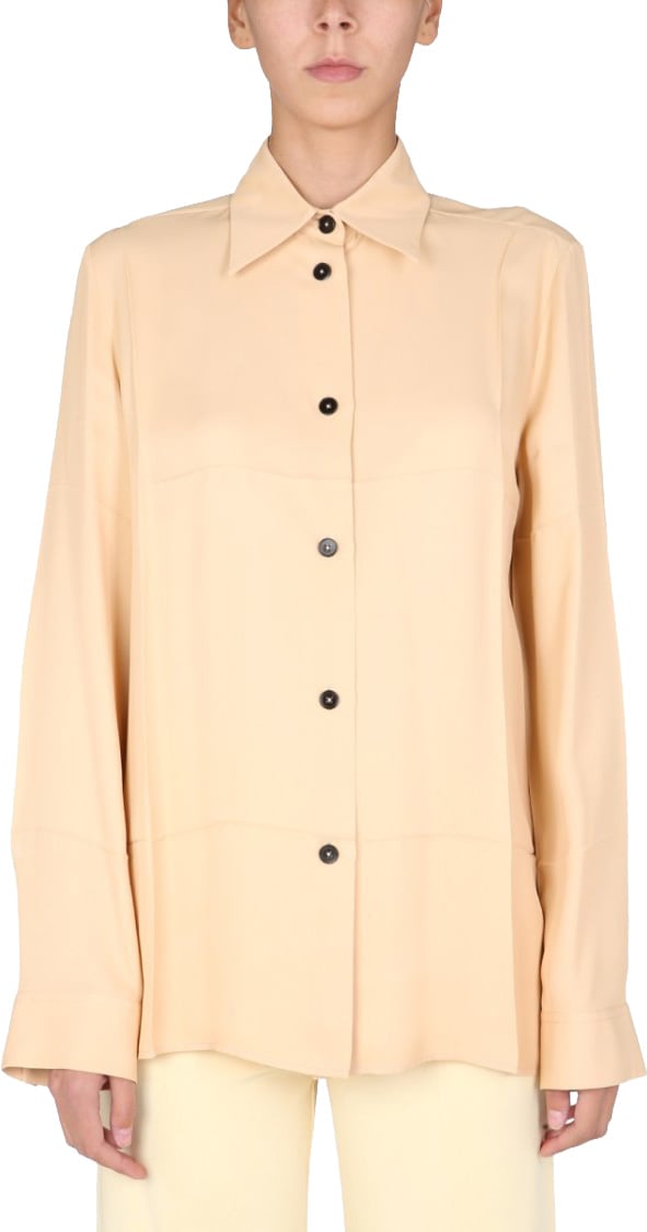 Jil Sander Boxy Fit Shirt Neutraal