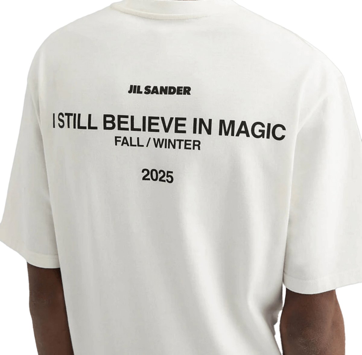 Jil Sander SEASONAL PRINT T-SHIRT WHITE Wit