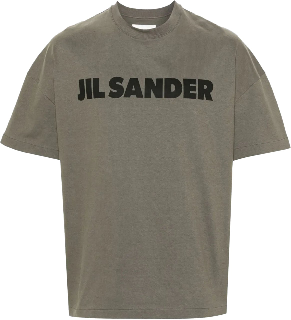 Jil Sander Logo T-Shirt Grijs