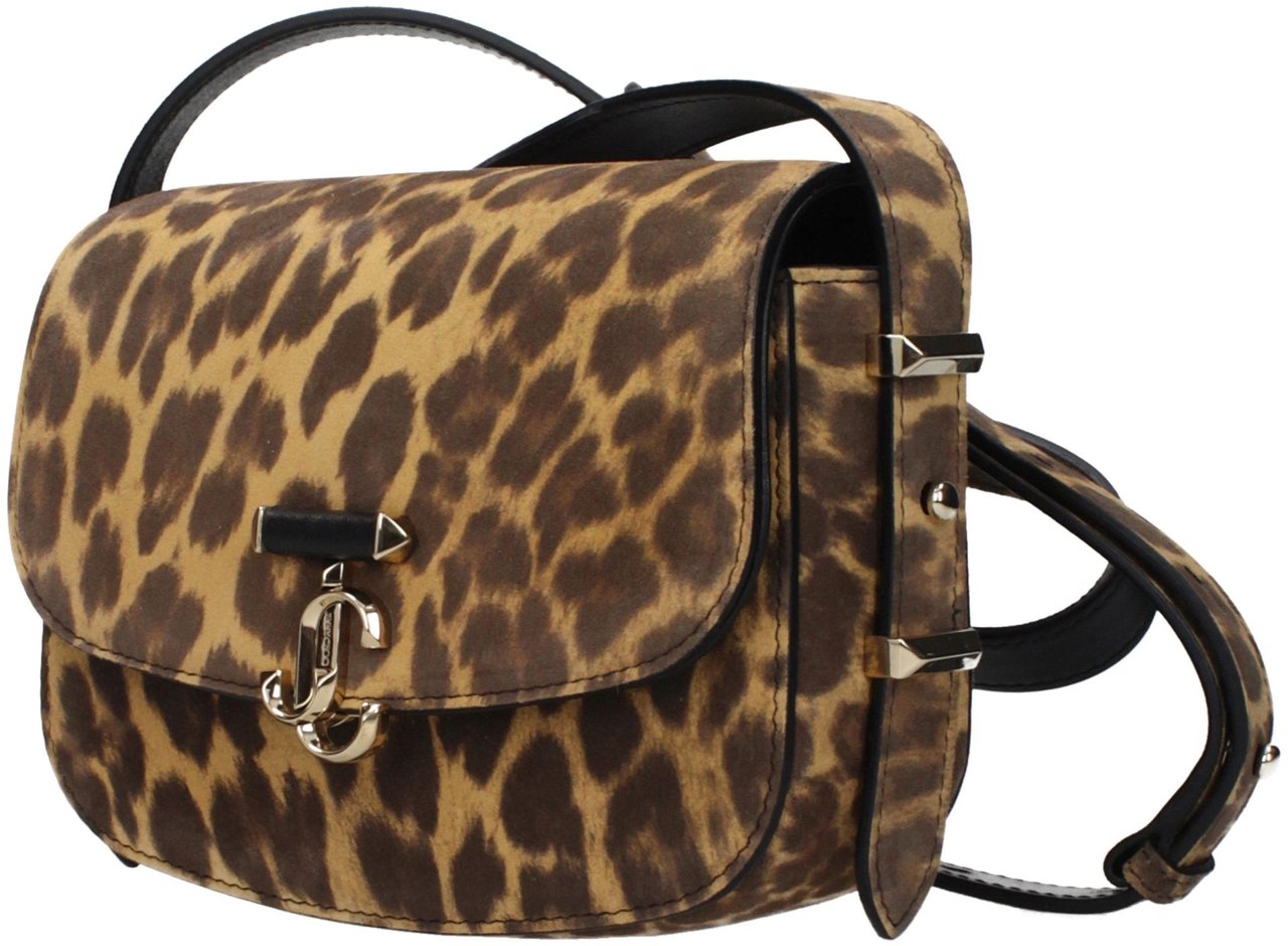 Jimmy Choo Brown Leather Crossbody Bag Bruin
