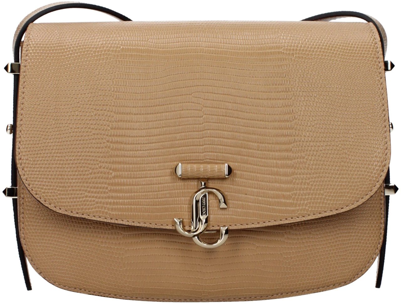 Jimmy Choo Brown Leather Crossbody Bag Bruin