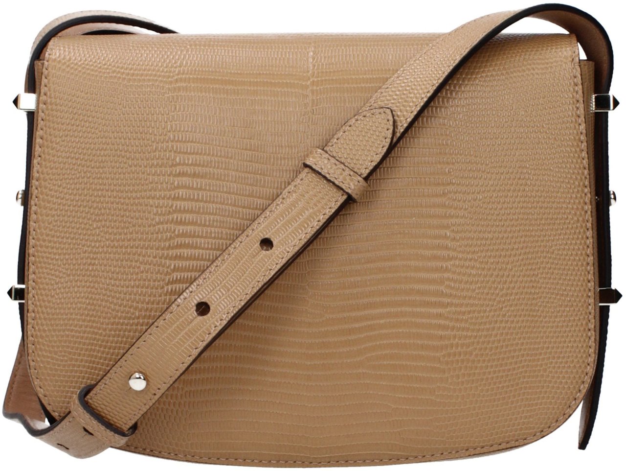 Jimmy Choo Brown Leather Crossbody Bag Bruin