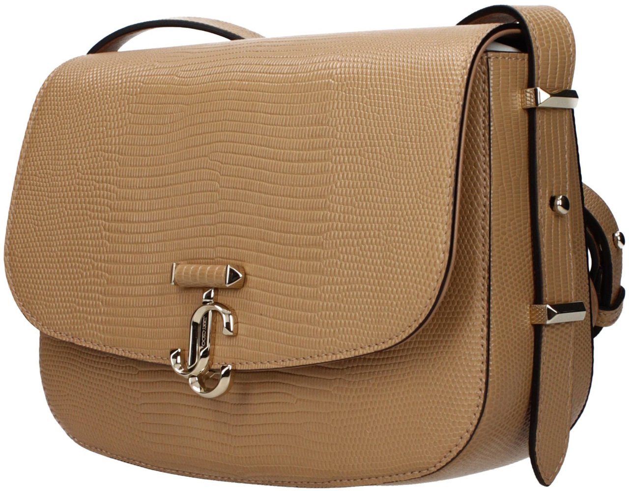 Jimmy Choo Brown Leather Crossbody Bag Bruin