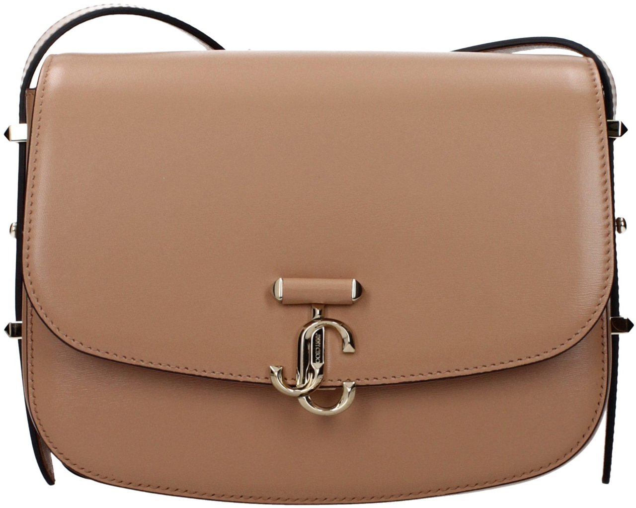 Jimmy Choo Brown Leather Crossbody Bag Bruin