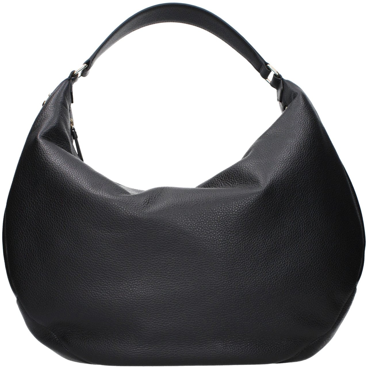 Jimmy Choo Black Leather Shoulder Bag Beige
