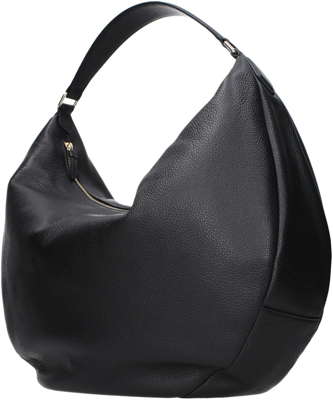 Jimmy Choo Black Leather Shoulder Bag Beige