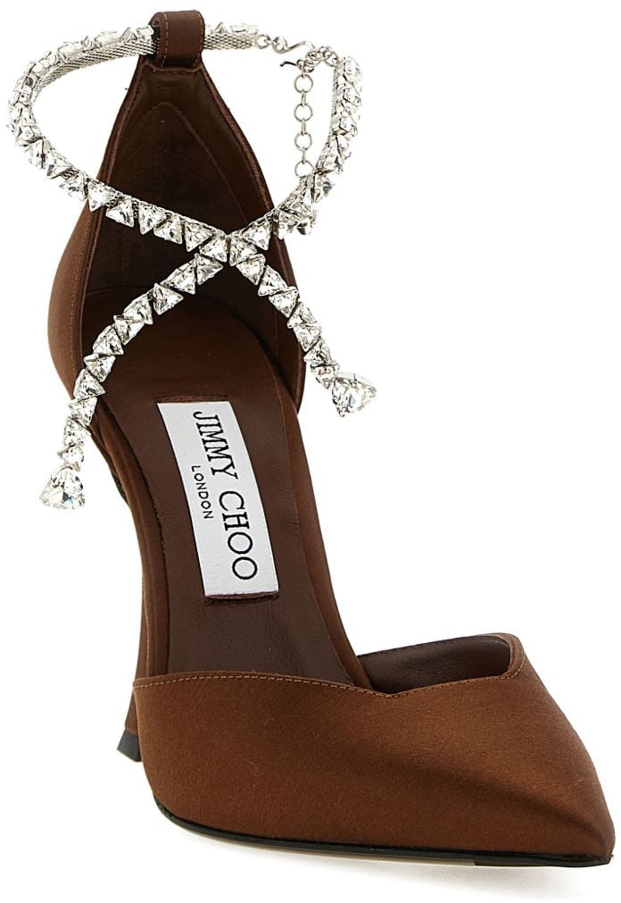 Jimmy Choo With Heel Bronze Bruin