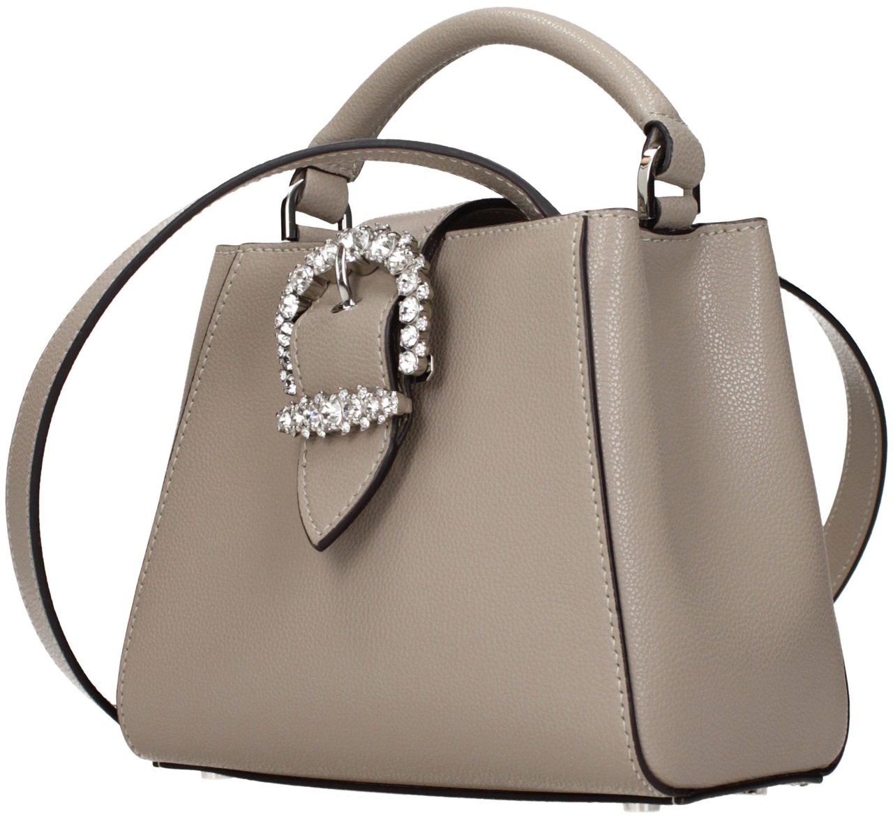 Jimmy Choo Gray Leather Handbag Grijs