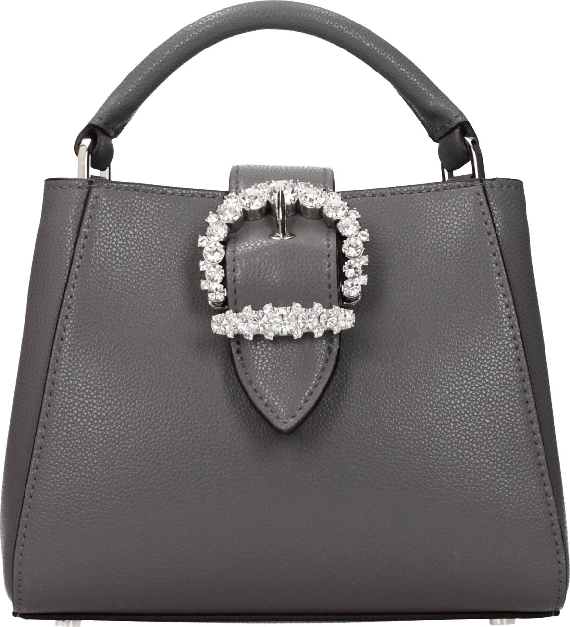 Jimmy Choo Gray Leather Handbag Grijs