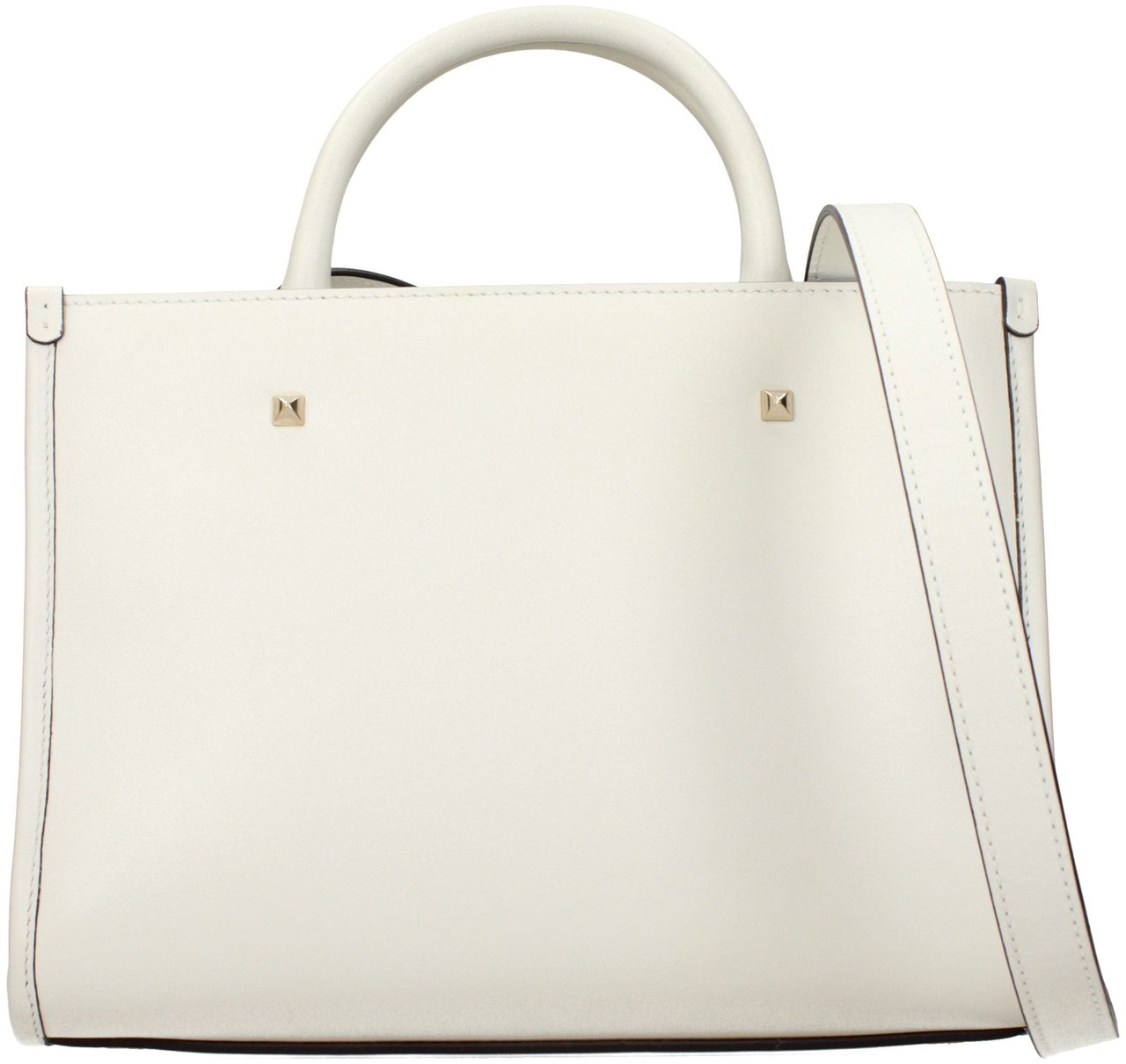Jimmy Choo White Leather Handbag Wit