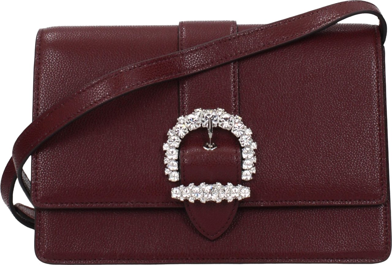 Jimmy Choo Red Leather Crossbody Bag Rood