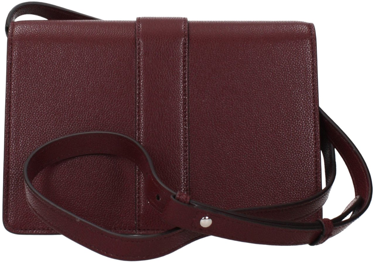 Jimmy Choo Red Leather Crossbody Bag Rood