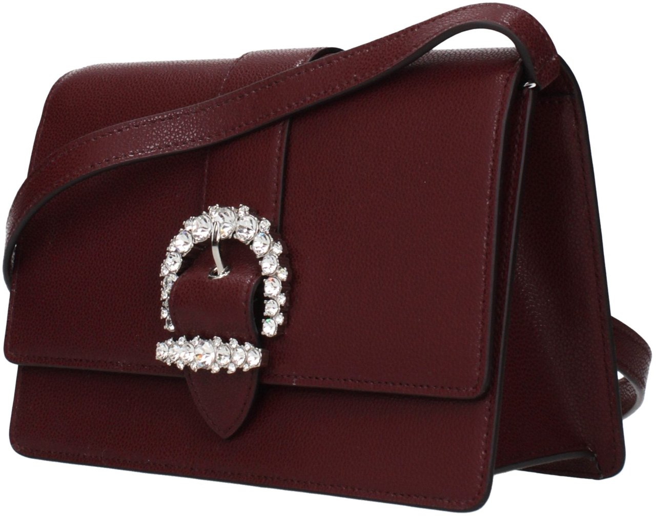 Jimmy Choo Red Leather Crossbody Bag Rood
