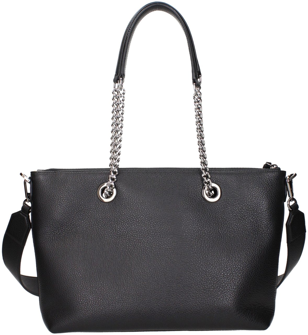 Jimmy Choo Black Leather Shoulder Bag Zwart