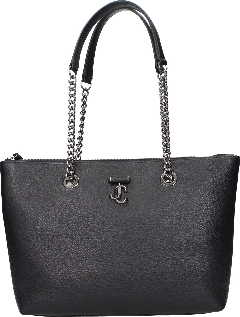 Jimmy Choo Black Leather Shoulder Bag Zwart
