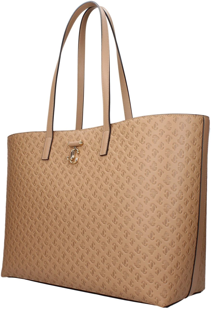 Jimmy Choo Brown Leather Shoulder Bag Bruin