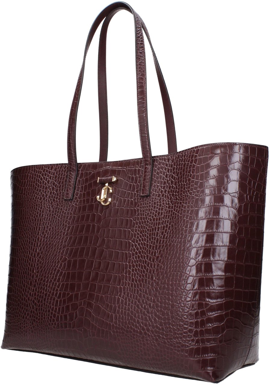 Jimmy Choo Red Leather Shoulder Bag Rood