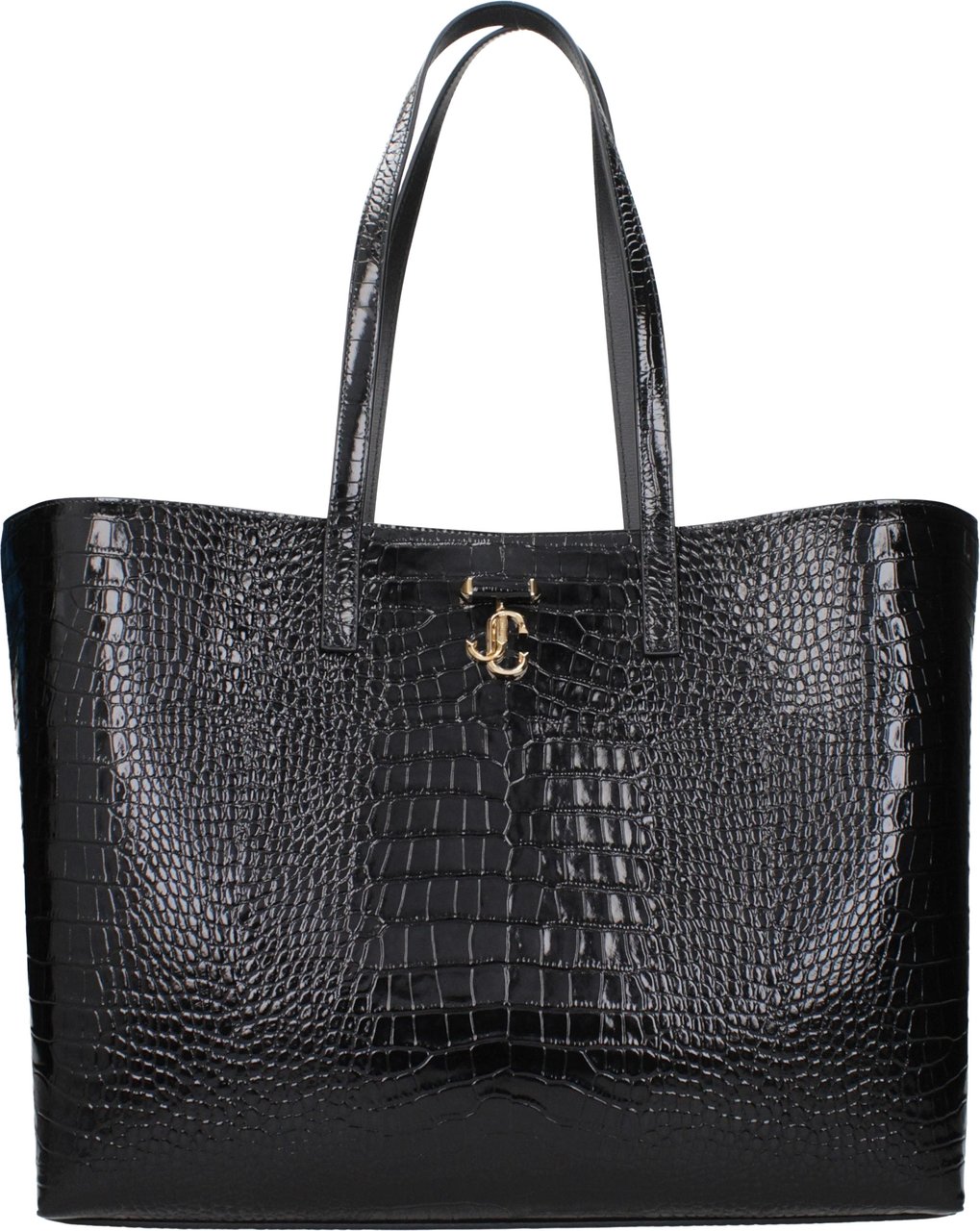Jimmy Choo Black Leather Shoulder Bag Zwart