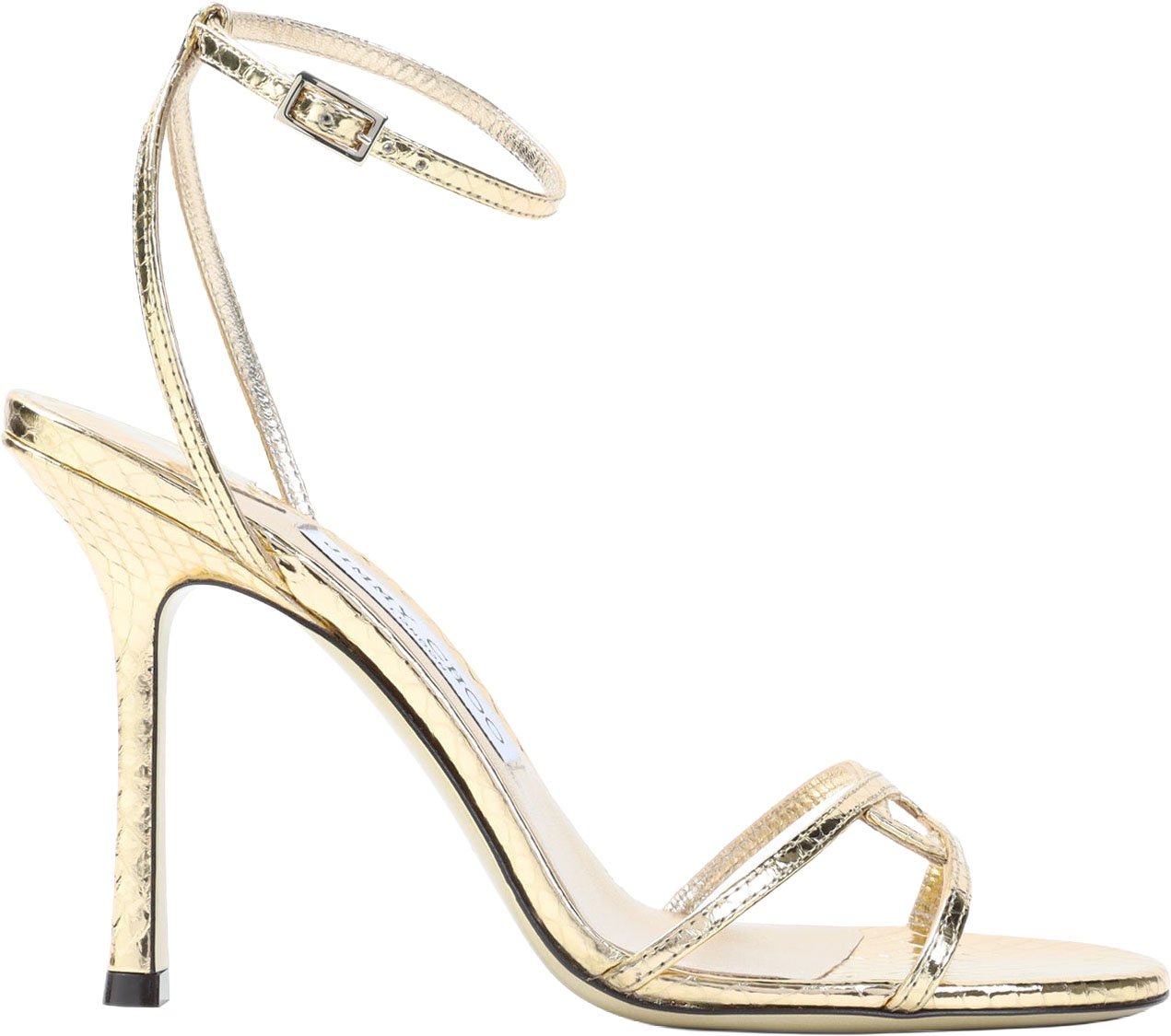 Jimmy Choo Jimmy Choo 1998 Leo Candy Wrap Leather Sandals Divers