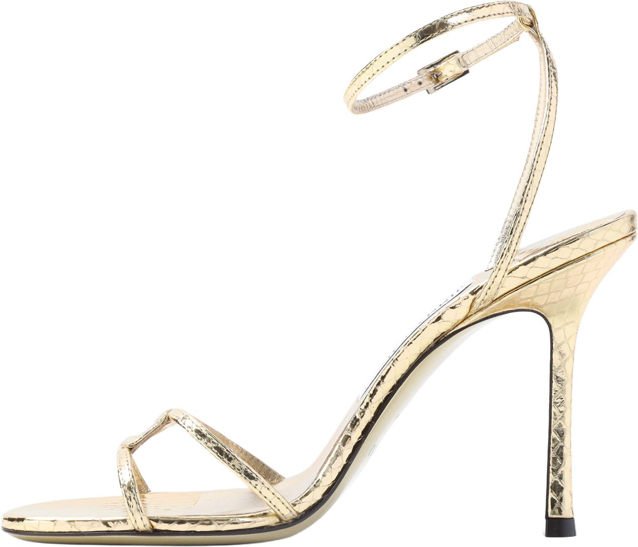 Jimmy Choo Jimmy Choo 1998 Leo Candy Wrap Leather Sandals Divers