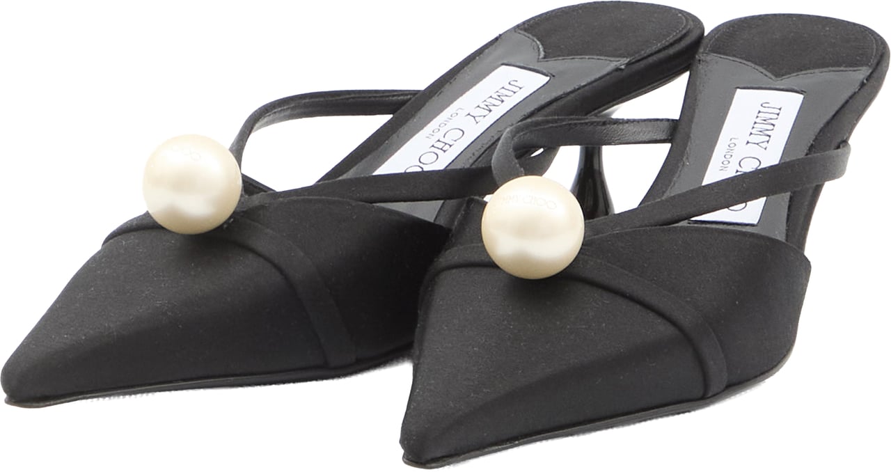 Jimmy Choo Sana Mule 50 Zwart