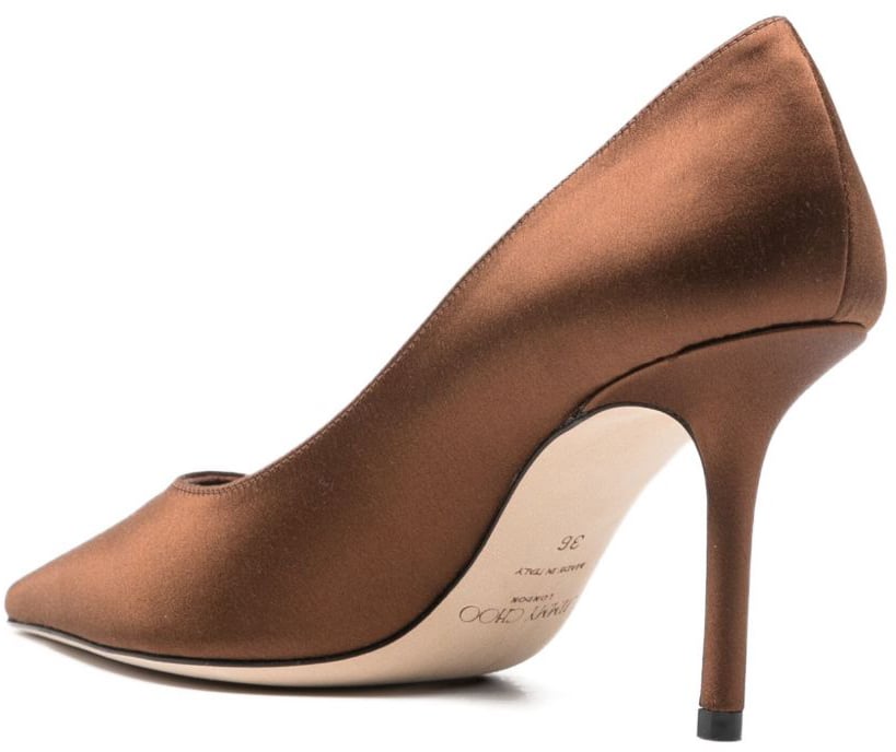Jimmy Choo With Heel Bronze Bruin