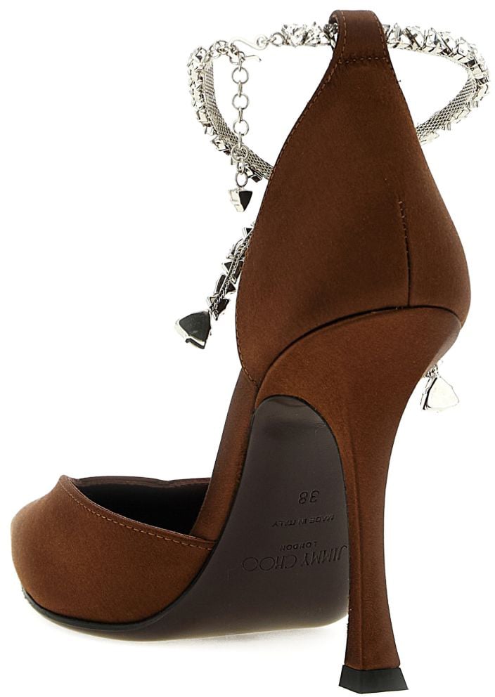 Jimmy Choo With Heel Bronze Bruin