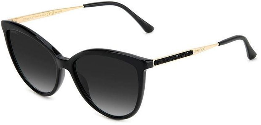 Jimmy Choo Jc Belinda/S Swarovski Crystal-Embellished Butterfly Sunglasses Zwart